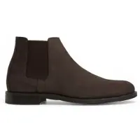 Hackett London para homem. HMS200144 Botins de camurça Hampton Chelsea castanho (40), Marrom, Plano, Serraje, Nenhum, Casual