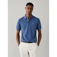 Hackett London para homem. HM5600234 Polo Slim Fit Logo azul (XS), Casual, Algodão, Manga curta