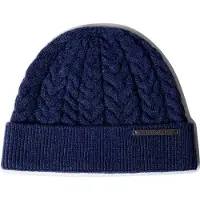 Hackett London para homem. HM0400143 Gorro de Malha Marinho (OSFA), Casual, Lã