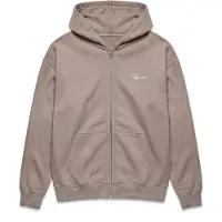 Pegador Casaco em moletão 'Pike' taupe / branco