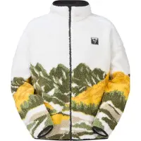 Picture Organic Clothing - Marcas - Hafdals Zip Fleece Grape Leaf para Homem - Tamanho XL - Branco