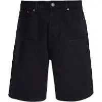 Dropsize Calças de ganga preto denim