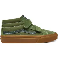 Vans Sapatilhas 'Sk8-Mid' verde relva / verde escuro
