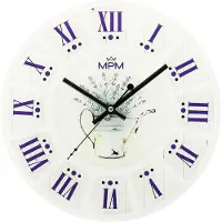 MPM Quality Orologio Da Parete In Vetro Provenza E09.4376 — Orologio da parete