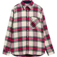 Barbour - Camisas - Bowmont Authentic Highland Check Flannel Ecru para Homem - Tamanho M