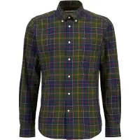 Barbour - Camisas - Wetheram Tailored Tartan Shirt Shadow Classic Tartan para Homem - Tamanho L - Cinzento