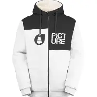 Picture Organic Clothing - Sweats - Basement Plush Zip Hoodie Grey Melange para Homem - Tamanho XL - Cinzento