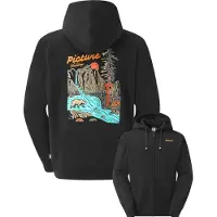Picture Organic Clothing - Sweats - Foreska Zip Hoodie Black para Homem - Tamanho XL - Preto