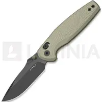Kizer Cutlery Navalha Khamsin Nitro-V, Patterned Sand Aluminum, Stonewash Gray PVD