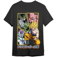 Toei Animation Camiseta De Manga Curta Dragon Ball Z Villains &amp; Goku