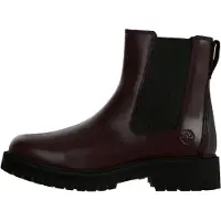 Timberland para mulher. TB0A2KK2EIW1 Botas Chelsea em pele Britton Drive, cor granada (37 W), Couro, Plano, Nenhum, Casual, Grená