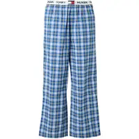 Tommy Hilfiger Underwear Calças de pijama genciana / amarelo / preto / branco