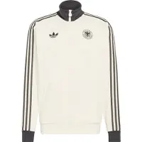 Adidas Casaco de treino em moletão 'DFB' antracite / branco lã