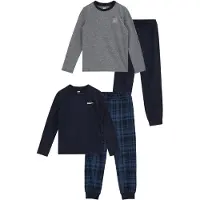 We fashion Pijama navy / azul escuro / acinzentado / branco