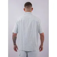 Armani Exchange para homem. XM002266AF22638FB380 Camisa de algodão branco (S), Casual, Manga curta