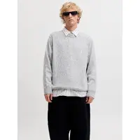 Jack & Jones Pullover 'JORNORREBRO' cinzento claro