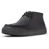 Camper para homem. K300530-006 Botins de pele Peu Terreno preto (42), Couro, Plano, Cordão, Casual