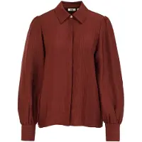 We fashion Blusa vermelho ferrugem