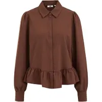 We fashion Blusa castanho
