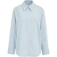 We fashion Blusa azul claro / branco