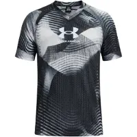 Under Armour Camisa funcionais cinzento claro / preto / branco