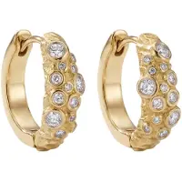 Purelei Brincos 'Coral Reef' ouro / transparente