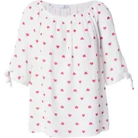 Hailys Blusa 'Lo44tta' vermelho / branco