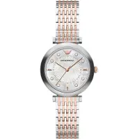 Emporio Armani Relógios analógicos 'ARCHELIA' ouro / prata