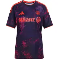 Adidas Camisola de futebol 'FC Bayern München Frauenfußball Champions League 26-27' roxo escuro / vermelho-alaranjado