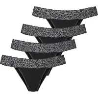 LASCANA Cueca cinzento / preto