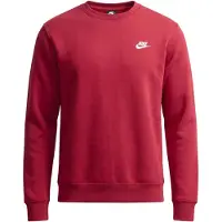 Nike Sweatshirt 'CLUB' vermelho / branco