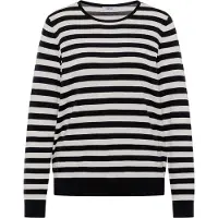 Cecil Pullover azul escuro / branco