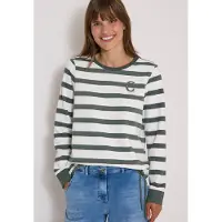 Cecil Sweatshirt oliveira / branco
