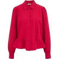 We fashion Blusa vermelho fogo