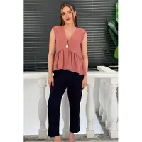 Big Dart Blusa 'Blusen' rosa escurecido