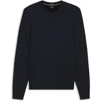 BOSS Pullover 'H-Leno-L' azul noturno