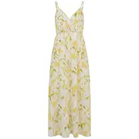 Cloud5ive Vestido de verão amarelo pastel / amarelo claro / oliveira