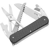 FOX Vulpis 5-Tools VP130-SF5CF, M390, Carbon Fiber, canivete suiço