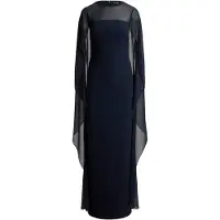 Ralph Lauren Vestido de festa azul escuro