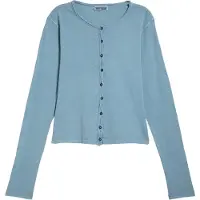 Weekday Casaco de malha 'Dolores' azul pombo
