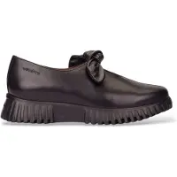 Wonders para mulher. A-4421 Mocassins de Couro Velv preto (41), Plano, Nenhum, Casual