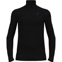 Odlo - Primeiras camadas - BL Top Turtle Neck LS Half Zip Active Warm Eco M Black para Homem - Tamanho L - Preto