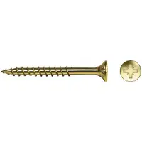 Celo Parafuso Para Aglomerado De Cabeça Escareada Din Vloxp Pz 6x100 Mm 50 Unidades