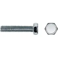 Celo Parafuso Sextavado Métrico Zinco 933 6x25 Mm 250 Unidades