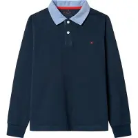Hackett London para menino. HK5700004 Polo rugby Country Club marinho (7Años= 122cm), Casual, Algodão, Manga comprida, moda infantil