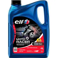Elf Óleo De Motor Moto 4 Racer 10w-50 De Adv 4l