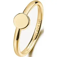 Brosway Anello Minimalista Placcato Oro Essential Bnl124 Circuito 52 Mm — Anello