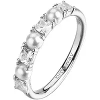 Brosway Anello Argento Zirconi Perle Fancy Infinite White Fiw178 Circuito 60 Mm — Anello