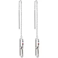 Tommy Hilfiger Fashionable long steel Orecchini 2780198