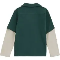 We fashion Camisa verde / branco